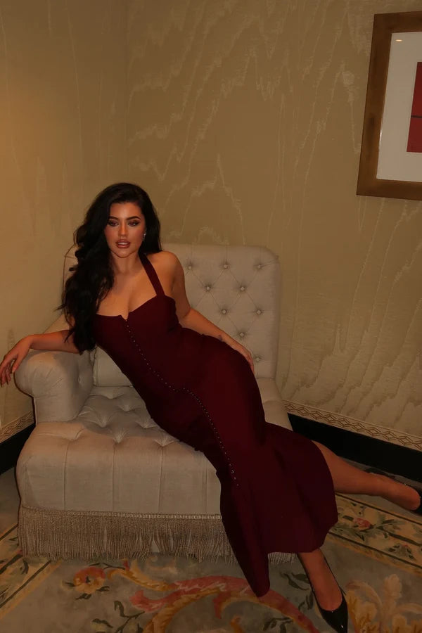 In Your Dreams Bandage Maxi Dress Size S