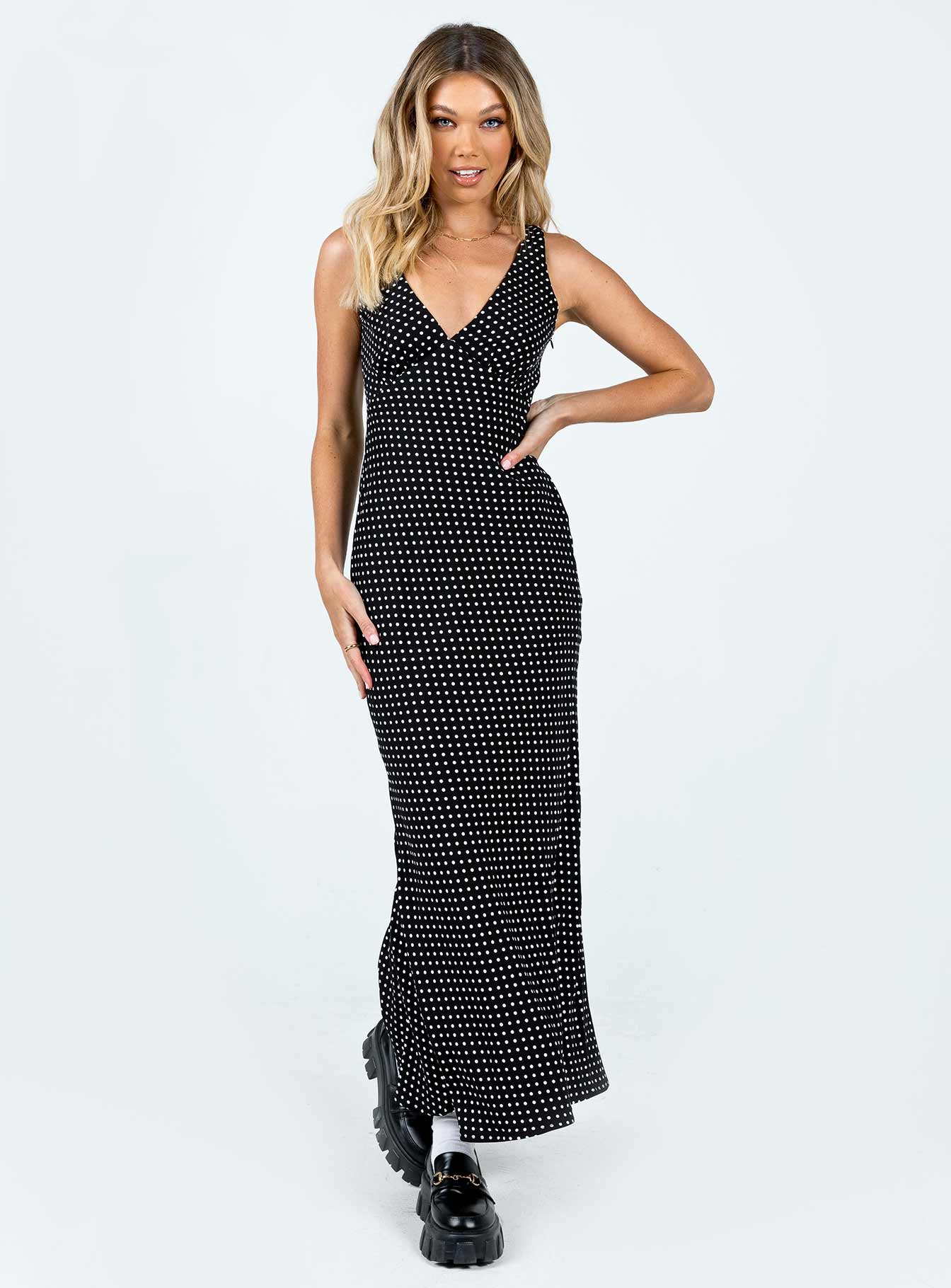 Nellie Maxi Dress Black Size 12
