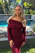 Boucle Maxi Dress Size M