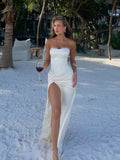 Carmenne Maxi Dress Ivory Size L
