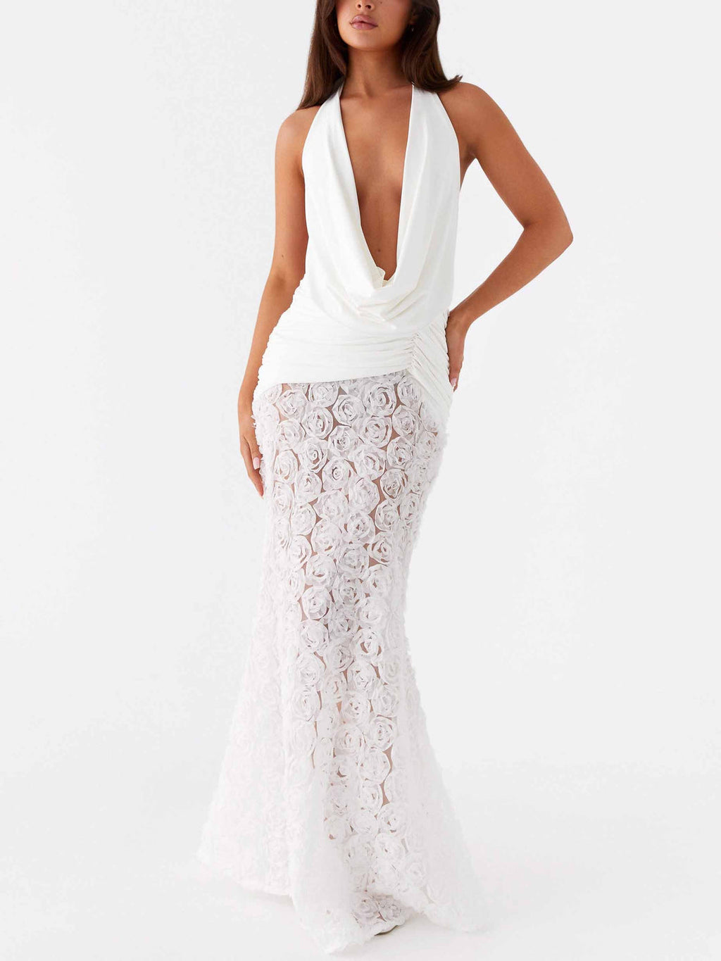 Kita textured Maxi dress Size M (10)