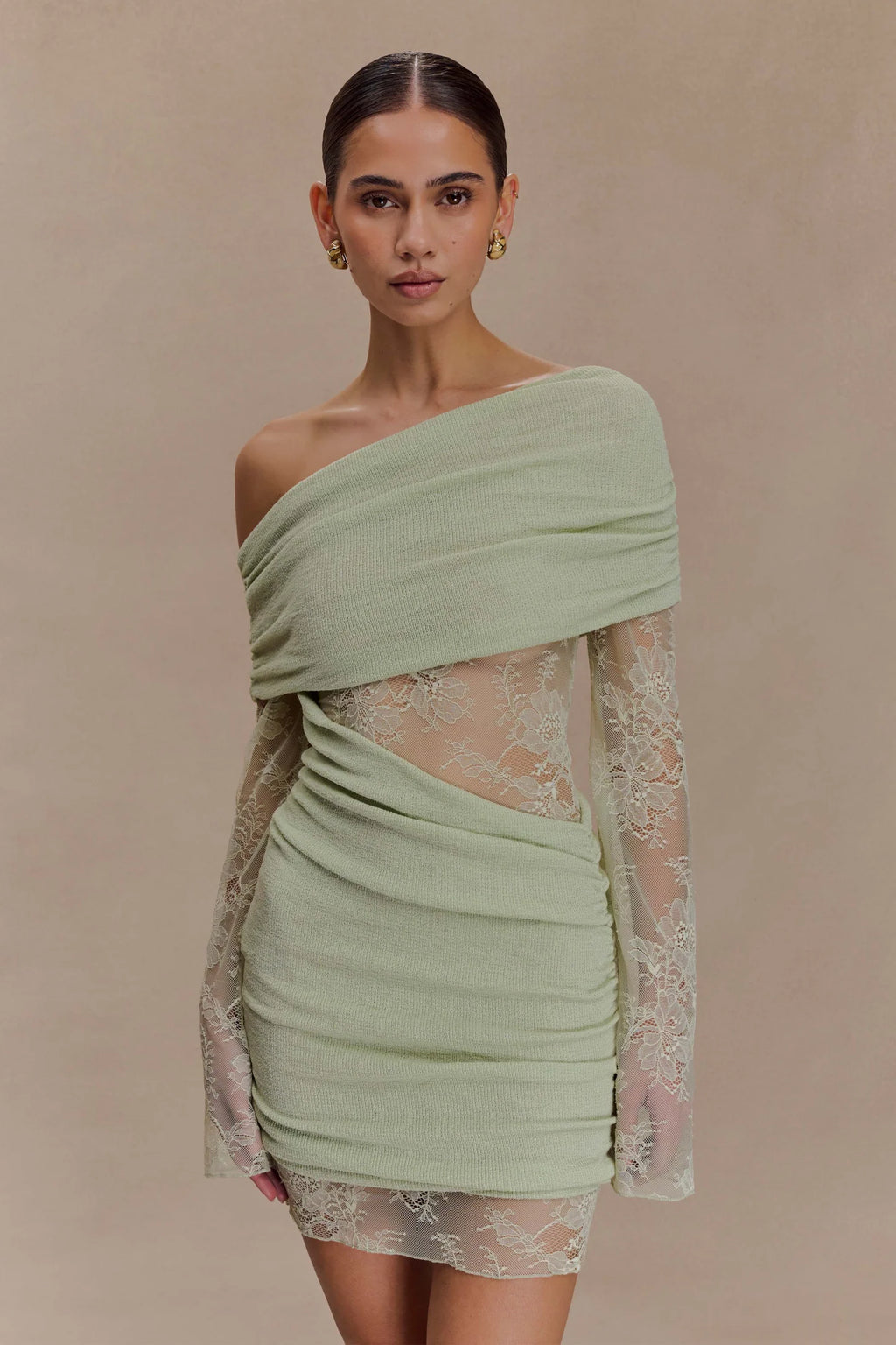 Luxie Lace Knit Dress Size S