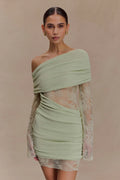 Luxie Lace Knit Dress Size S