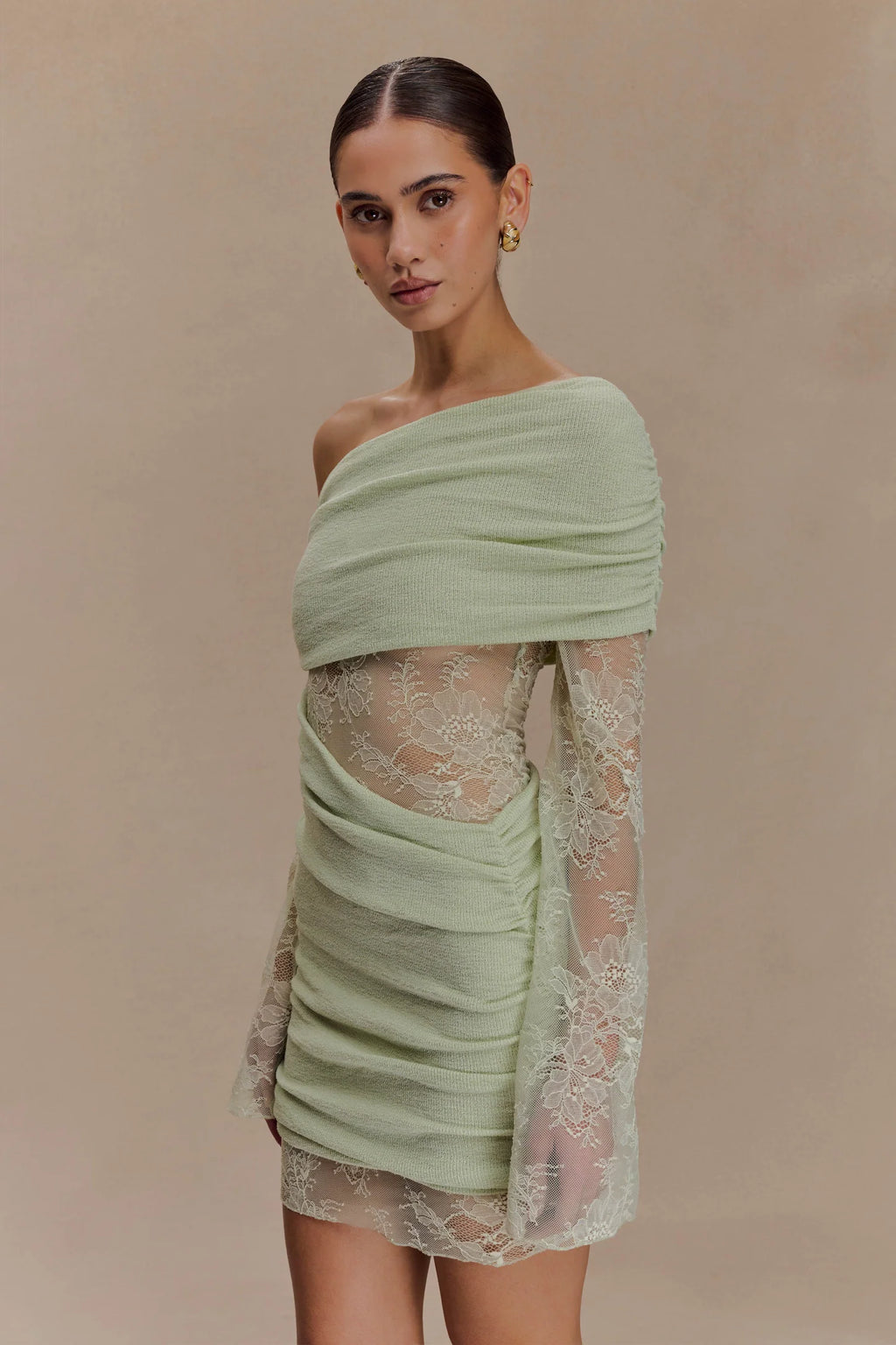 Luxie Lace Knit Dress Size S