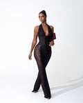 Trouble Lace Jumpsuit Black Size L (12)